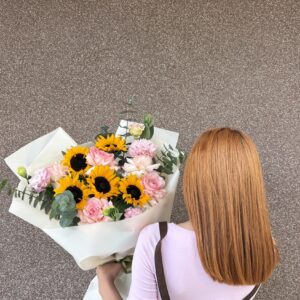 Sun flowers bouquet